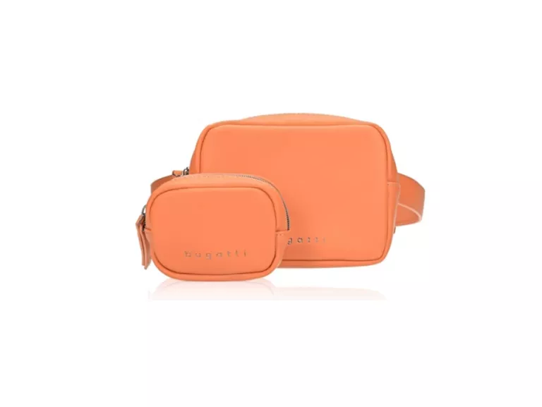 PRAKTYCZNA TOREBKA DAMSKA BUGATTI - POMARAŃCZOWA BUM BAG