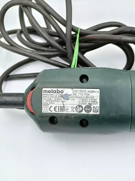SZLIFIERKA PROSTA METABO GE 710 PLUS