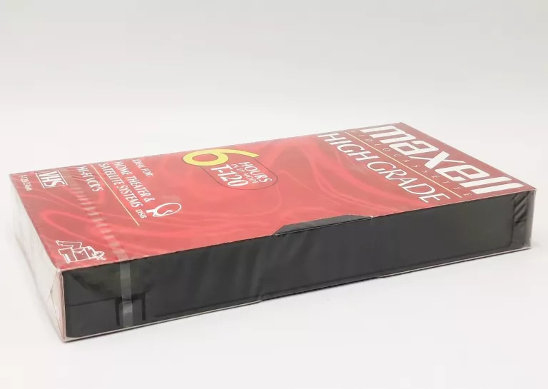 CZYSTA KASETA MAXELL VHS T-120/246M FOLIA
