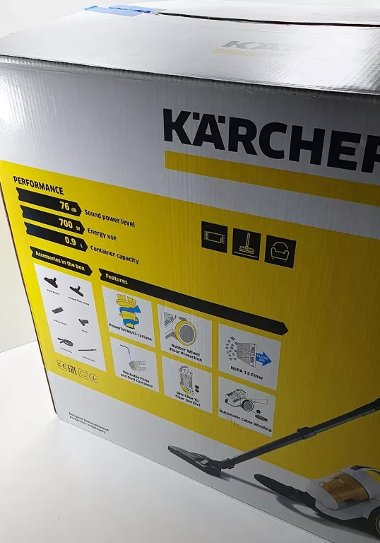 KARCHER VC 3 PREMIUM PUDEŁKO - ZESTAW JAK NOWY