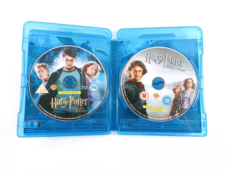 BLU RAY HARRY POTTER I WIĘZIEŃ AZKABANU / HARRY POTTER I CZARA OGNIA