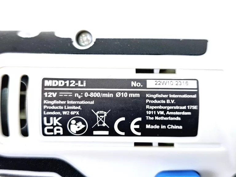 WKRĘTARKA MACALLISTER 12 V MDD12-LI