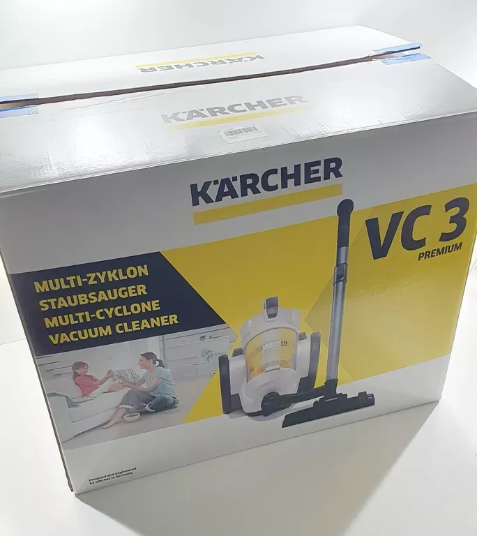 KARCHER VC 3 PREMIUM PUDEŁKO - ZESTAW JAK NOWY