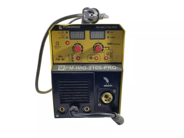 SPAWARKA PÓŁAUTOMAT SPAWALNICZY MIG/MAG, MMA, TIG POWERMAT 20-210 A 230 V