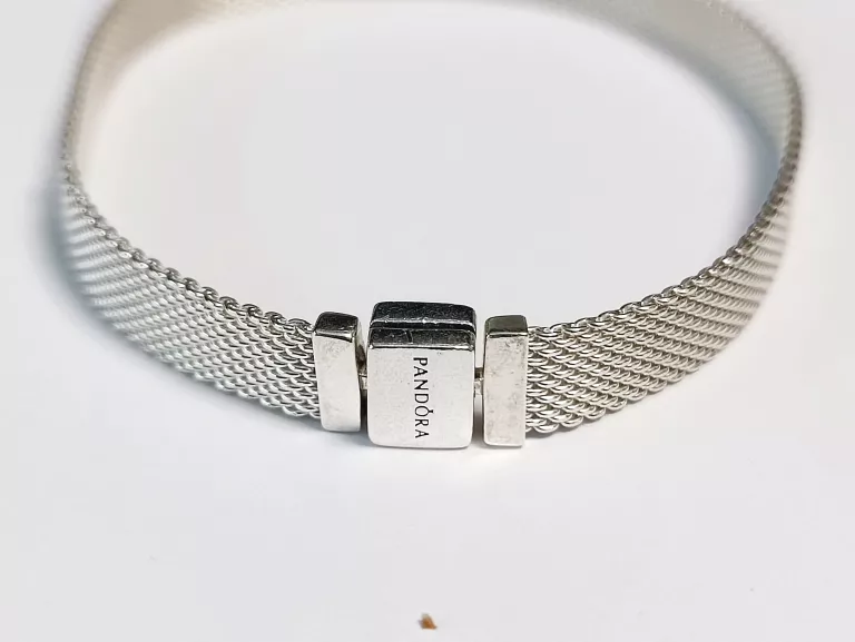 SREBRNA BRANSOLETKA Z ZAPIĘCIEM PANDORA REFLEXIONS 925 11,20G