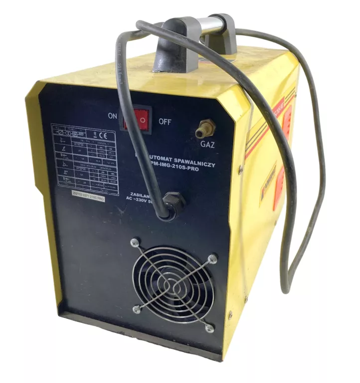 SPAWARKA PÓŁAUTOMAT SPAWALNICZY MIG/MAG, MMA, TIG POWERMAT 20-210 A 230 V