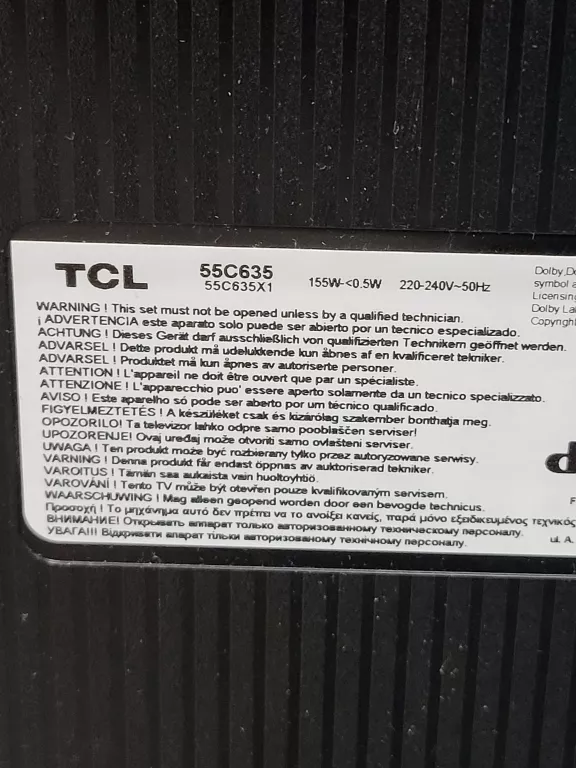 TELEWIZOR TCL 55C635 55 CALI SMART TV, QLED, 4K POLECAMY!