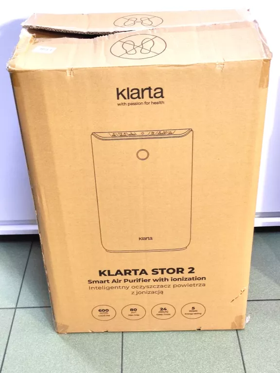 oczyszczacz-powietrza-klarta-stor-2-komunikacja-dotykowy-panel-sterowania