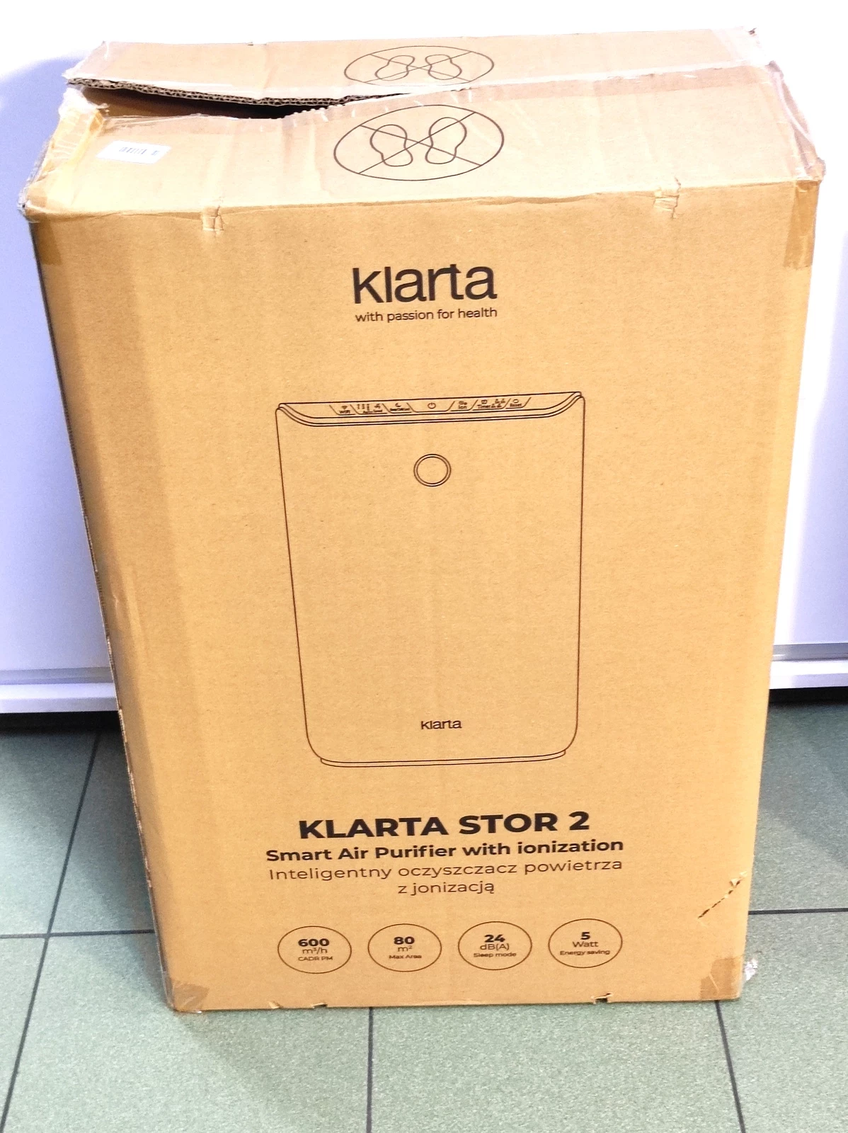 oczyszczacz-powietrza-klarta-stor-2-komunikacja-dotykowy-panel-sterowania