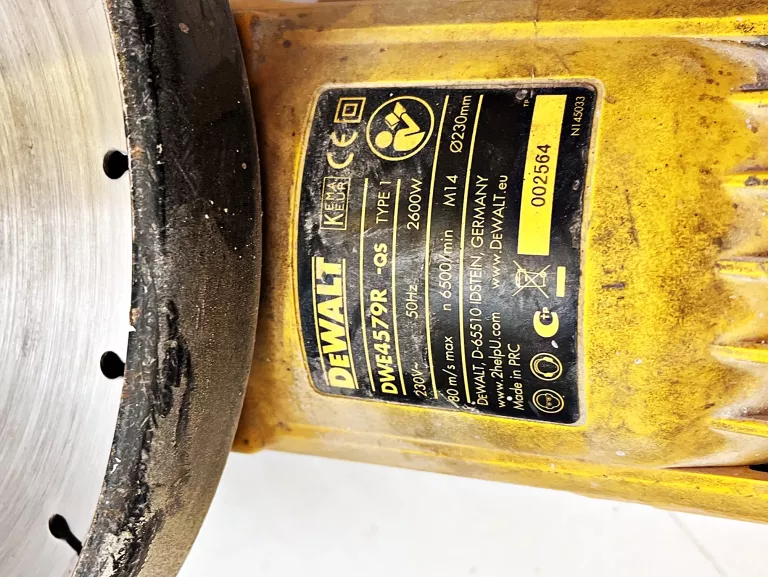 DUŻA SZLIFIERKA KĄTOWA DEWALT DWE4579R