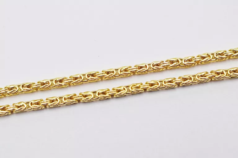 ZŁOTY ŁAŃCUSZEK KRÓLEWSKI [585] 9,95G 50CM / 3MM