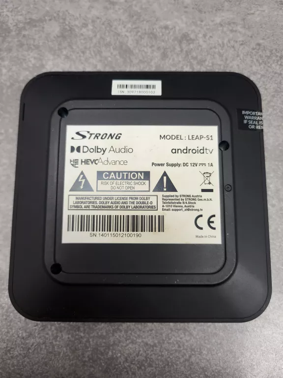 ODTWARZACZ MULTIMEDIALNY STRONG LEAP-S1 ANDROID TV BOX 4K ULTRA HD