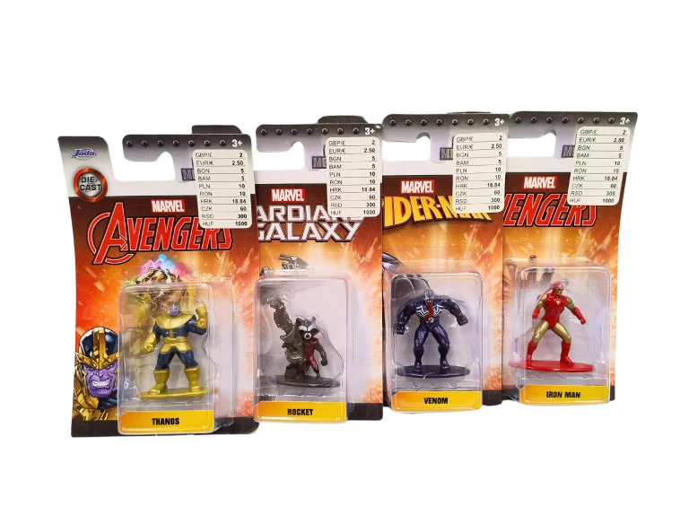 METALOWE FIGURKI KOLEKCJONERSKIE MARVEL