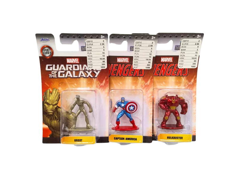 METALOWE FIGURKI KOLEKCJONERSKIE MARVEL