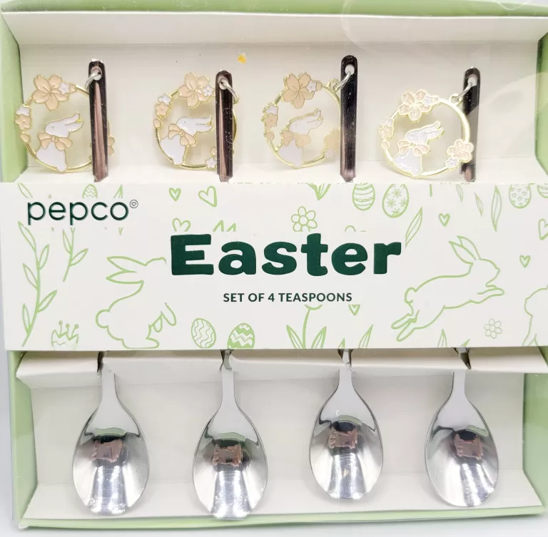 ŁYŻECZKI DO HERBATY EASTER WIELKANOCNE PEPCO