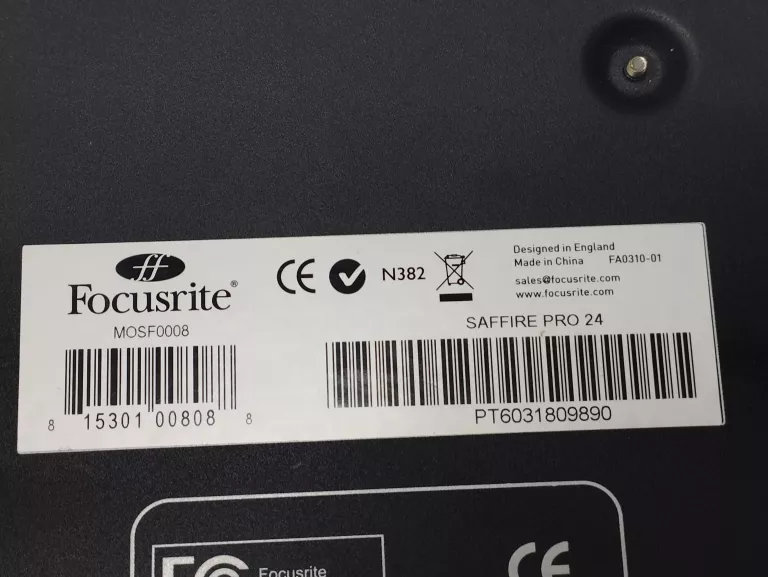 FOCUSRITE SAFFIRE PRO 24 +KAB