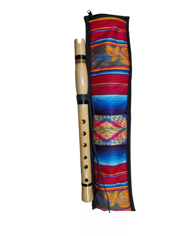 FLET DREWNIANY Z PERU ETUI