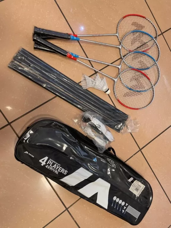 ZESTAW DO BADMINTONA DLA 4 OSÓB MARTES SPORT
