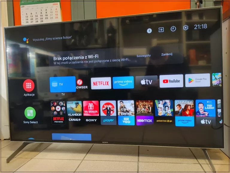 TELEWIZOR SONY BRAVIA 4K 120HZ KE-55XH9096 55 CALI ANDROID SMART TV