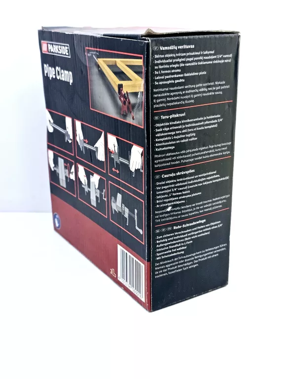 ŚCISKI ZACISK STOLARSKIE RUROWE 3/4" PARKSIDE