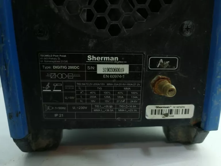SPAWARKA SHERMAN DIGITIG 200DC 200 DC