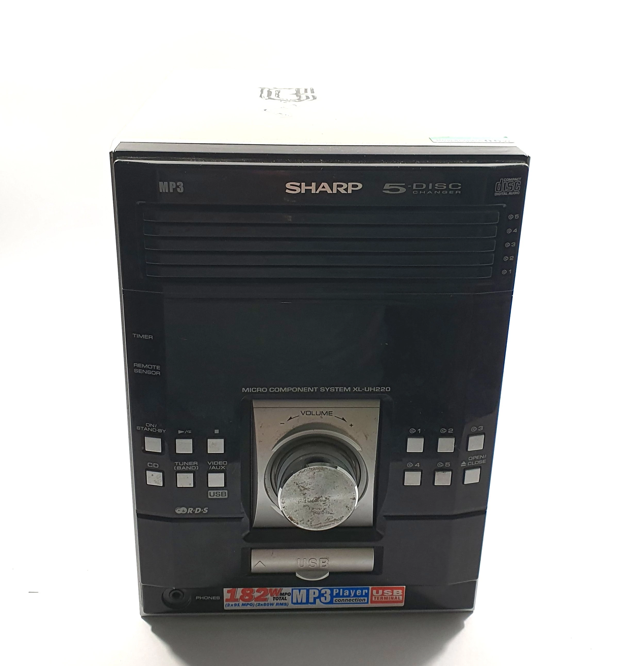 wieza-stereo-sharp-xl-uh220h2-kolumny-i-pilot-stan-uzywany