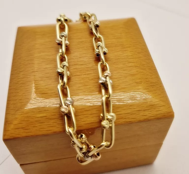 BAJECZNA ZŁOTA BRANSOLETKA 6,37 G 20 CM