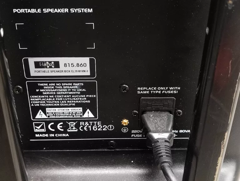 GŁOŚNIK KOLUMNA AKTYWNA E-LEKTRON EL-38