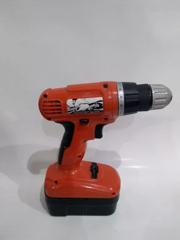 WIERTARKO - WKRĘTARKA BLACK&DECKER A18E 18V Z ŁADOWARKĄ