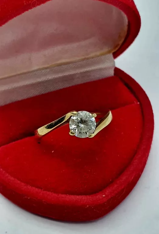 PIĘKNY ZŁOTY PIERŚCIONEK Z OCZKIEM 1,89G R.17 333