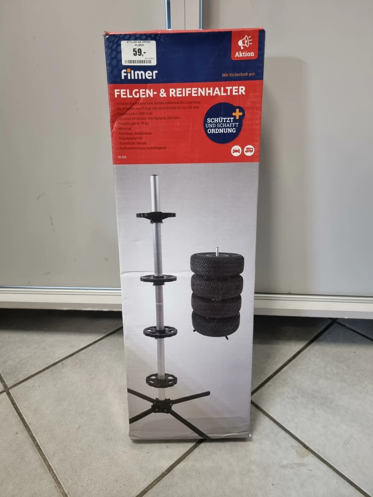 stojak-na-kola-samochodowe-opony-filmer-stan-uzywany