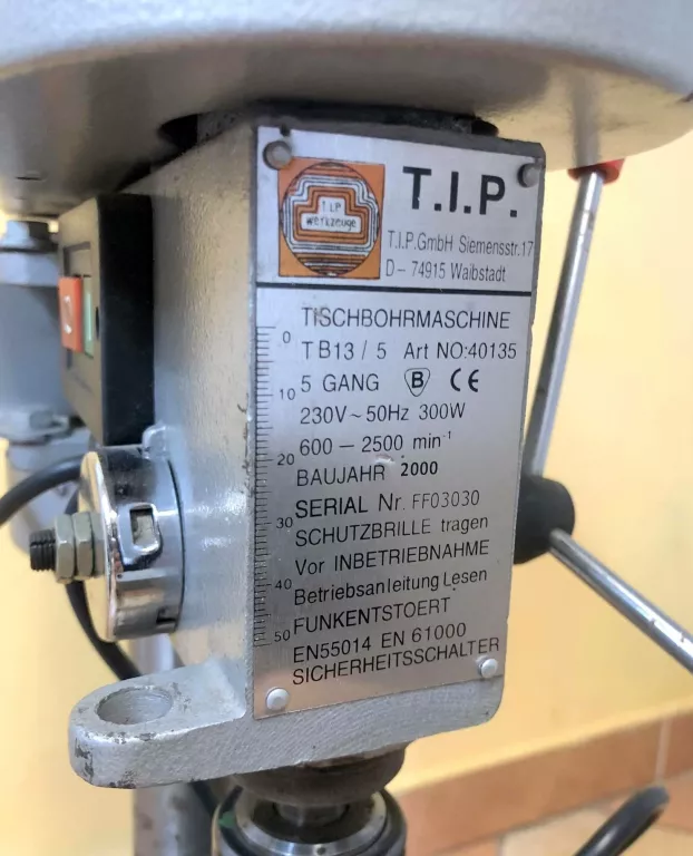 WIERTARKA STOŁOWA KOLUMNOWA TIP 300W