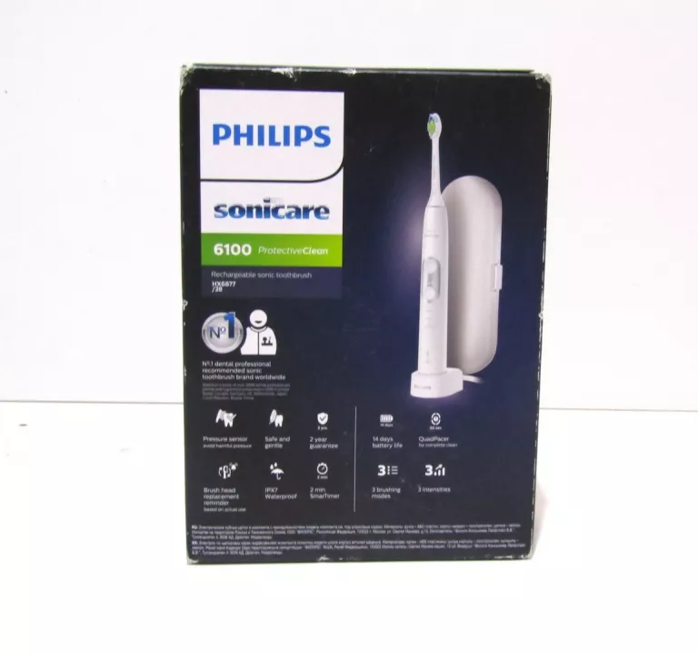 SZCZOTECZKA SONICZNA PHILIPS SONICARE PROTECTIVECLEAN 6100 BIAŁA