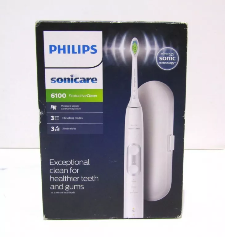 SZCZOTECZKA SONICZNA PHILIPS SONICARE PROTECTIVECLEAN 6100 BIAŁA