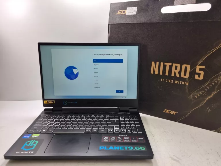 LAPTOP ACER NITRO 5 AN515-58-720R I7 16GB RAM 512GB SSD GEFORCE RTX4050