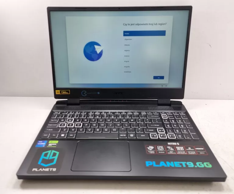LAPTOP ACER NITRO 5 AN515-58-720R I7 16GB RAM 512GB SSD GEFORCE RTX4050
