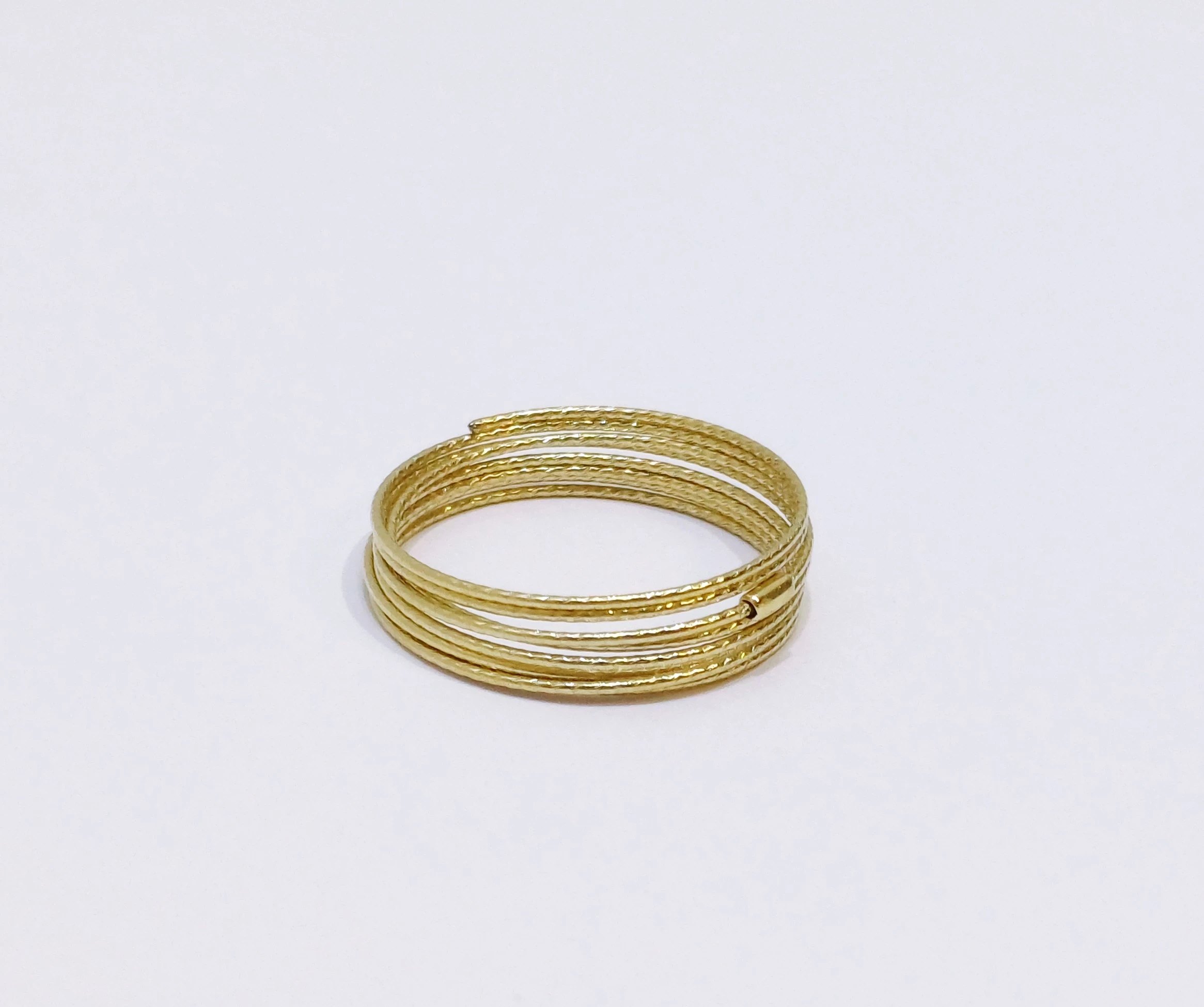 zloty-pierscionek-obraczka-sprezynka-r16-585-stan-uzywany