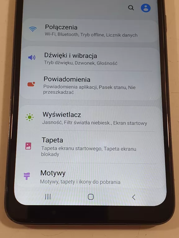 TELEFON SAMSUNG GALAXY A70 BIAŁA KROPKA NA WYŚWIETLACZU NA CZĘŚCI