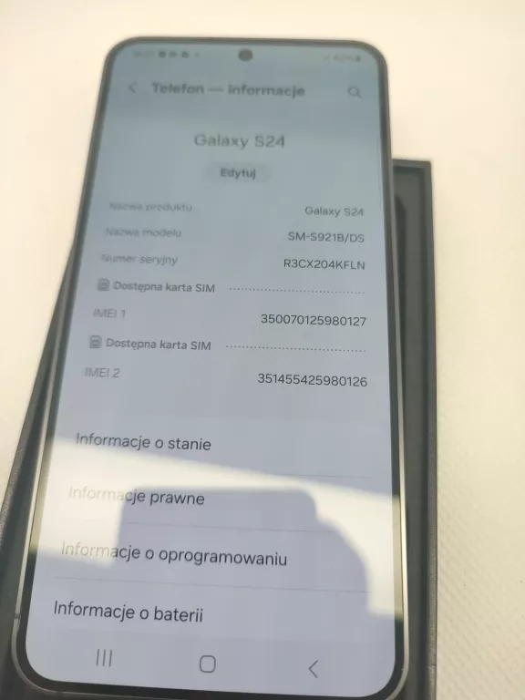 TELEFON SAMSUNG GALAXY S24 8/256GB