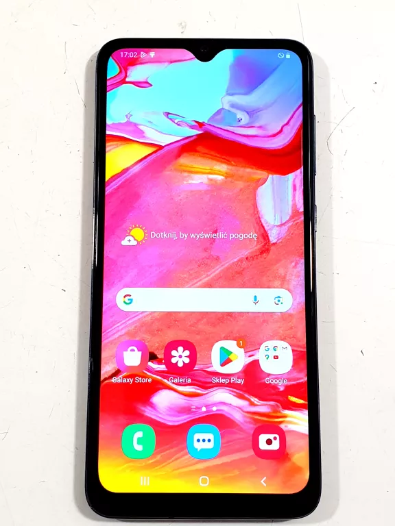 TELEFON SAMSUNG GALAXY A70 BIAŁA KROPKA NA WYŚWIETLACZU NA CZĘŚCI