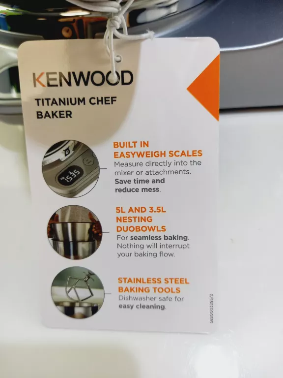 ROBOT KENWOOD TITANUM CHEF BAKER XL KVL85.004SI