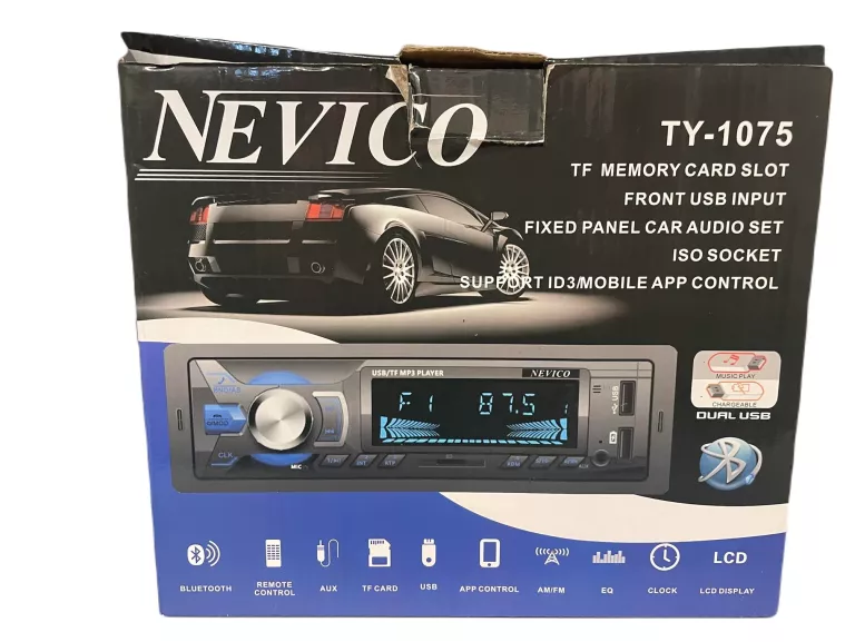 RADIO SAMOCHODOWE NEVICO TY/1075BT