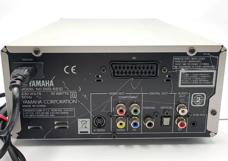 AMPLITUNER STEREO YAMAHA RX-E810 / DVD-E810 / 2 KOLUMNY ONKYO