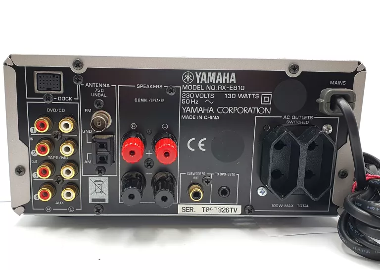 AMPLITUNER STEREO YAMAHA RX-E810 / DVD-E810 / 2 KOLUMNY ONKYO