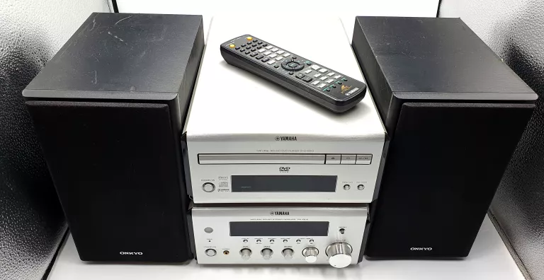 AMPLITUNER STEREO YAMAHA RX-E810 / DVD-E810 / 2 KOLUMNY ONKYO