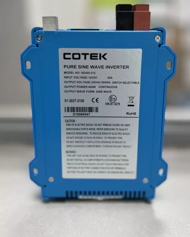 PRZETWORNICA SORTIMO COTEX SE 400 12/230 V MODEL SE400-212 12VDC