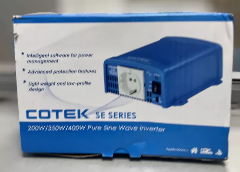 PRZETWORNICA SORTIMO COTEX SE 400 12/230 V MODEL SE400-212 12VDC