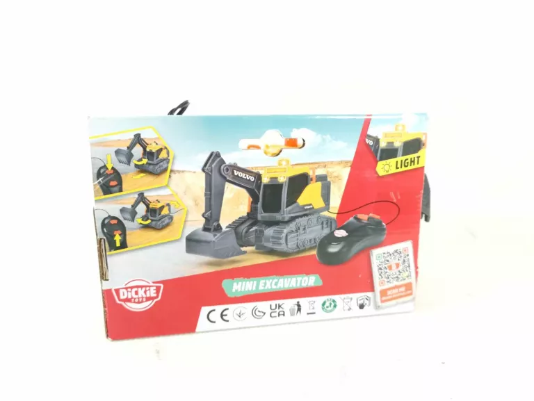 KOPARKA STEROWANA DICKIE TOYS VOLVO MINI 14 CM