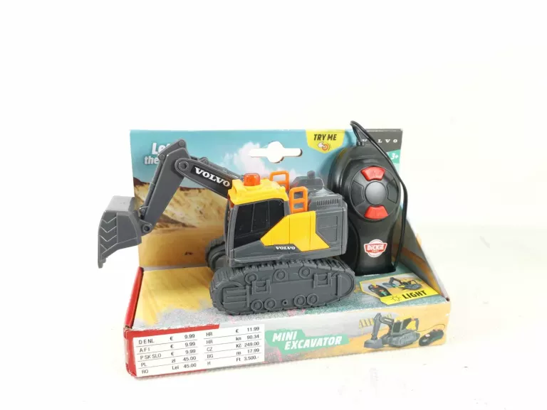 KOPARKA STEROWANA DICKIE TOYS VOLVO MINI 14 CM