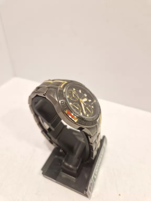 ZEGAREK PULSAR CZARNO ZŁOTY VD67-X002